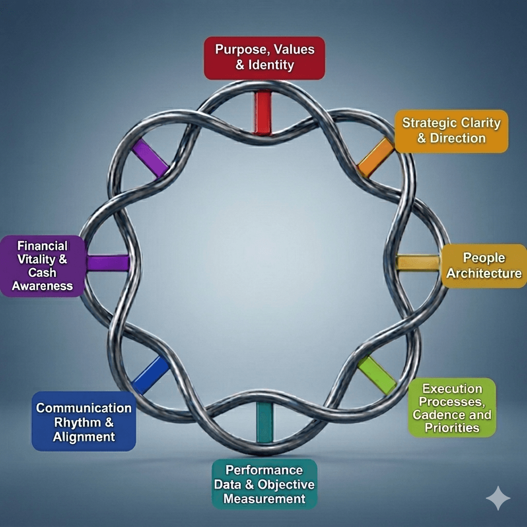 The Helix seven-element ring